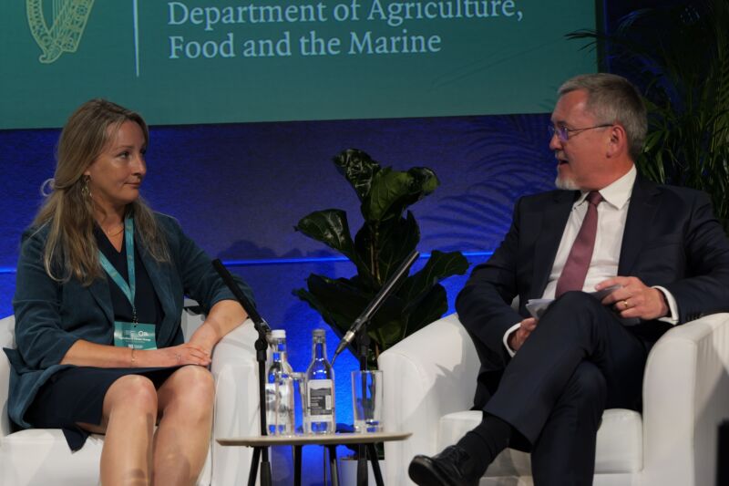 Image for the Tweet beginning: #AgriClimate2025. Sarah O'Neill of @CarberyGroup